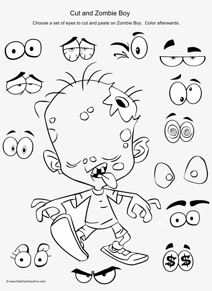 Zombie Drawing, transparent png download