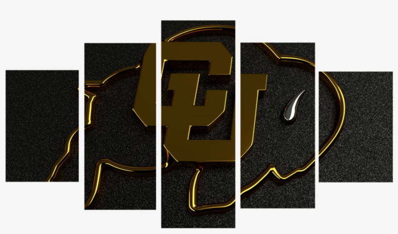 Colorado Buffaloes Logo 5 Pieces Canvas - One Piece Straw Hat Canvas Art, transparent png download