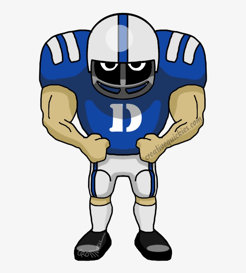 Durham North Carolina Duke University Blue Devils - Green Bay Packers Cartoon, transparent png download