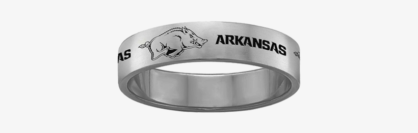 University Of Arkansas Razorbacks - Arkansas Razorbacks Band | Stainless Steel Band Style, transparent png download