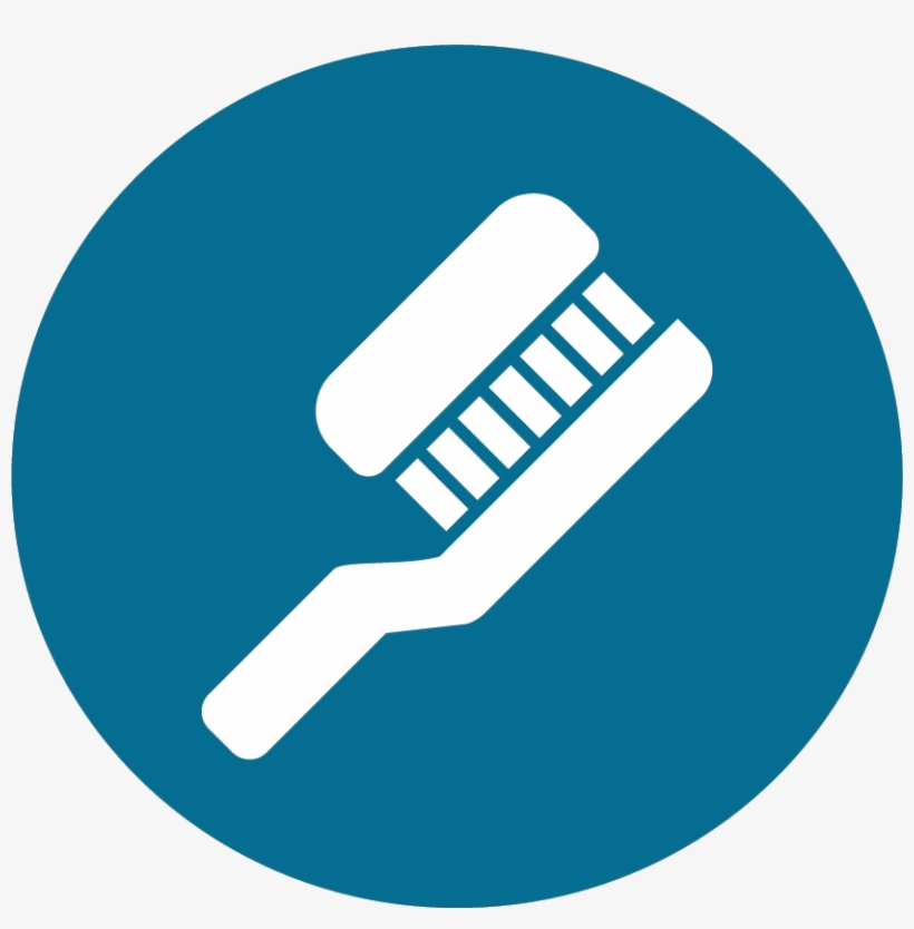 Dental Health - Number 2 Blue Circle, transparent png download