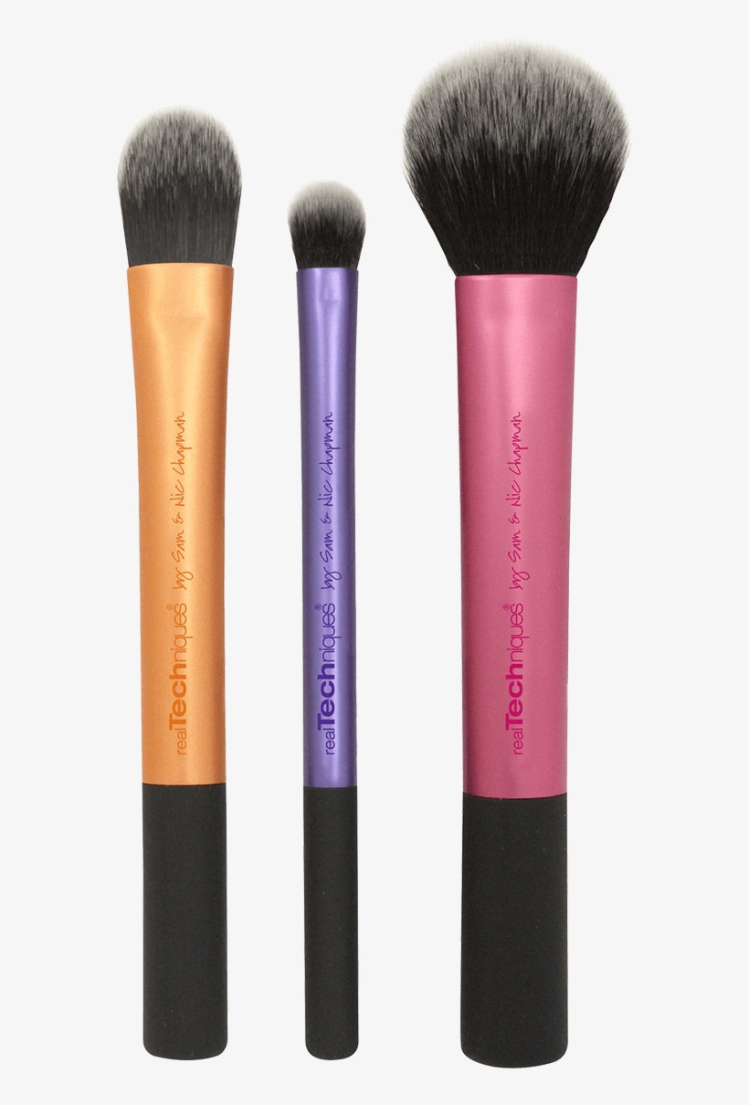 Real Techniques Travel Essentials Brush Set - Travel Set Real Techniques, transparent png download