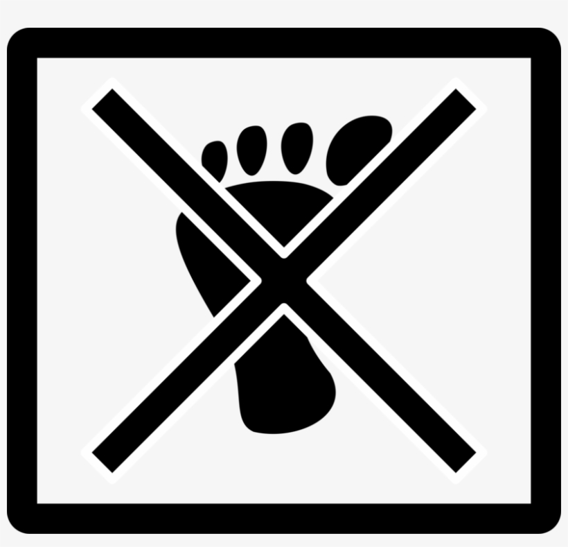 Computer Icons Download Windows Metafile - Don T Step, transparent png download