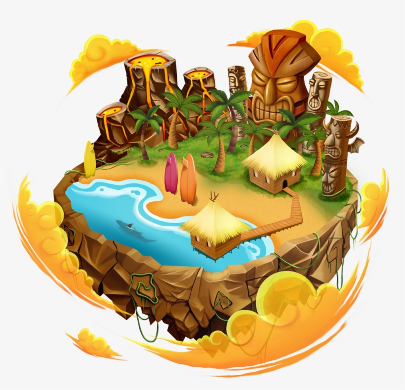 Hawaiian Island - Hawaii, transparent png download