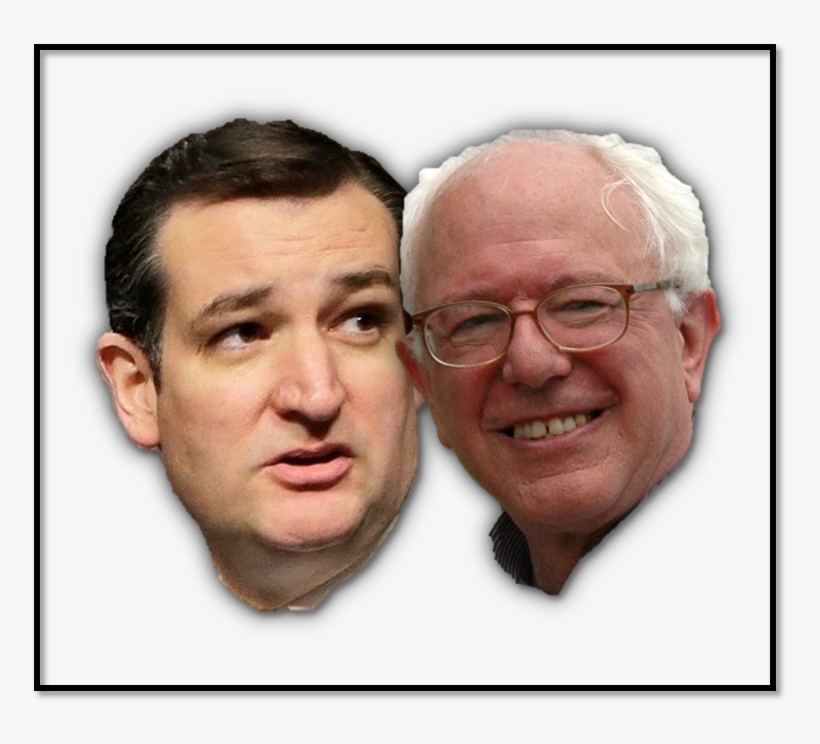 Chasing Glenn Beck - Ted Cruz And Bernie Sanders, transparent png download
