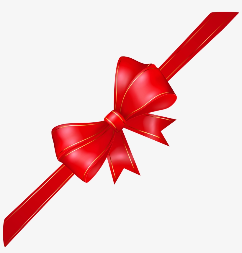 Red Corner Bow Transparent Png Image, transparent png download