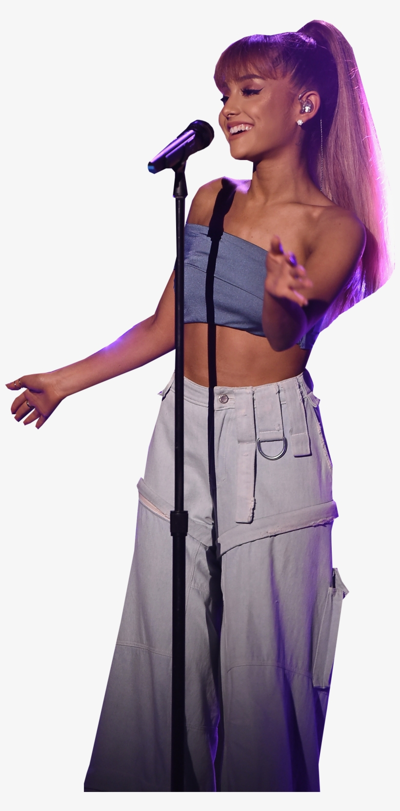 Ariana Grande On Stage Png Image - Ariana Grande Png, transparent png download