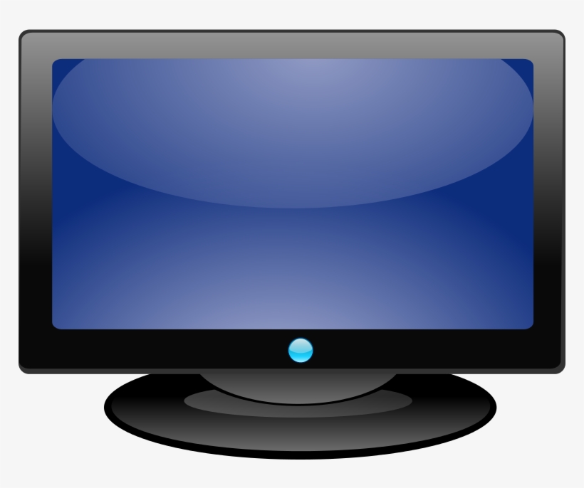 File - Hd Television - Svg - Television Svg, transparent png download