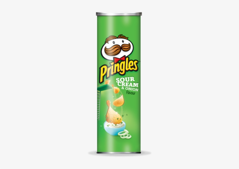 Sour Cream N Onion - Pringles Sour Cream & Onion Potato Chips, transparent png download