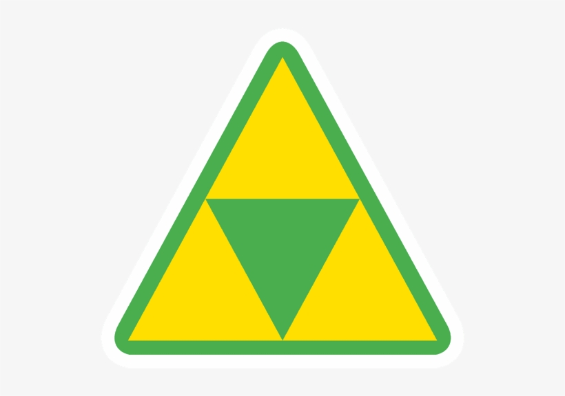 Triforce Sticker - Warning Camera Video, transparent png download