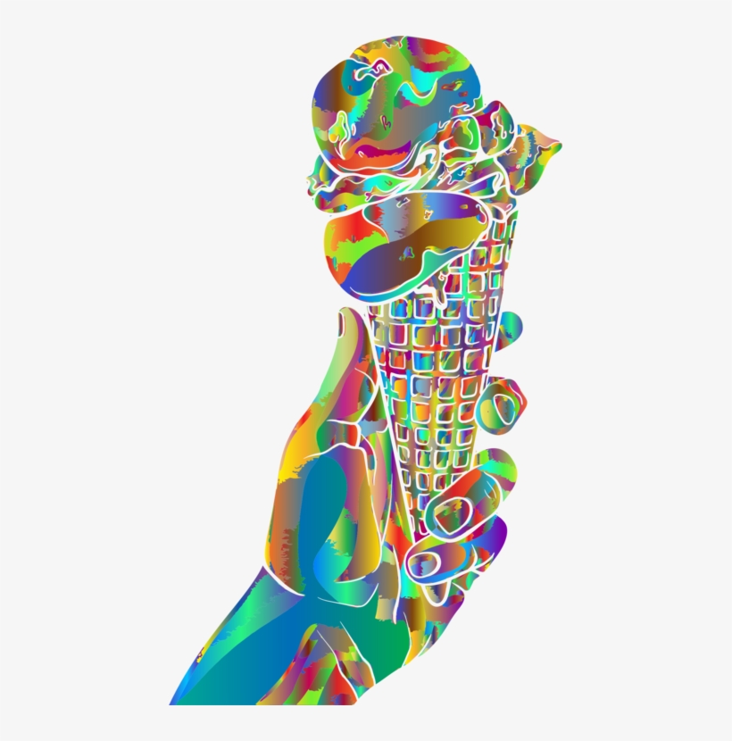 Ice Cream Shoe Organism Man Art - Clip Art, transparent png download