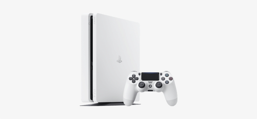 Glacier White Sony Ps4 - Ps4 Weiß Slim, transparent png download