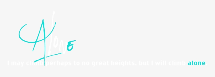 Great Alone Quotes Png Transparent Images Png All For - Calligraphy, transparent png download