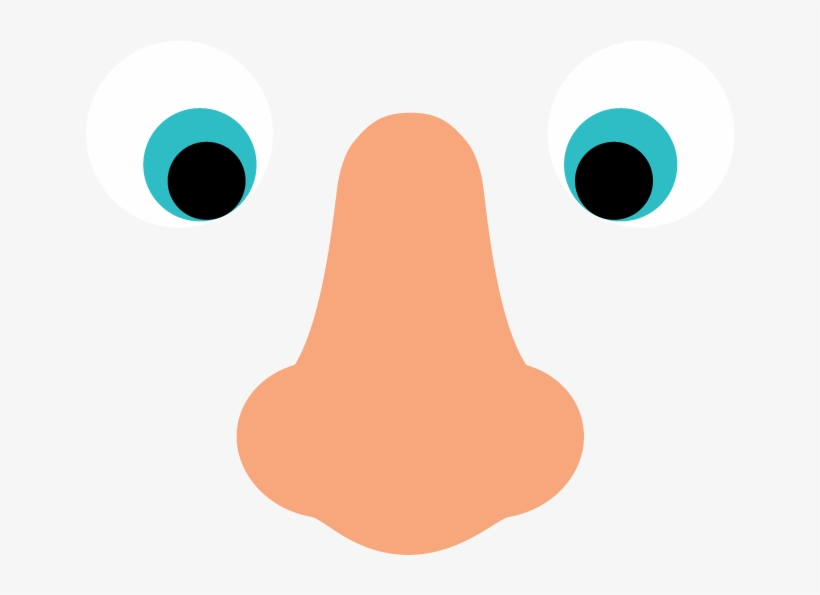 You Are Always Looking At Your Nose, Your Brain Just - Duck, transparent png download