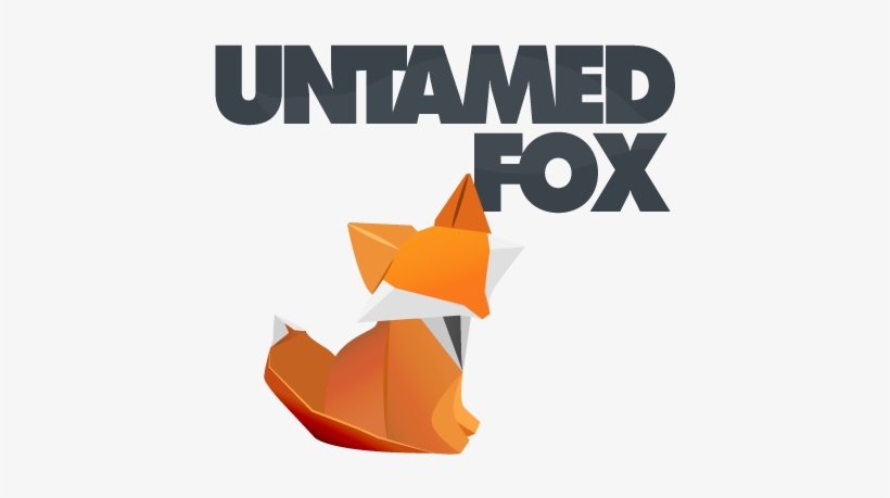 Untamed Fox Logo - Origami, transparent png download