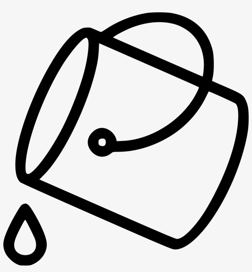 Paint Bucket Color Comments - Black Paint Bucket Png Transparent PNG