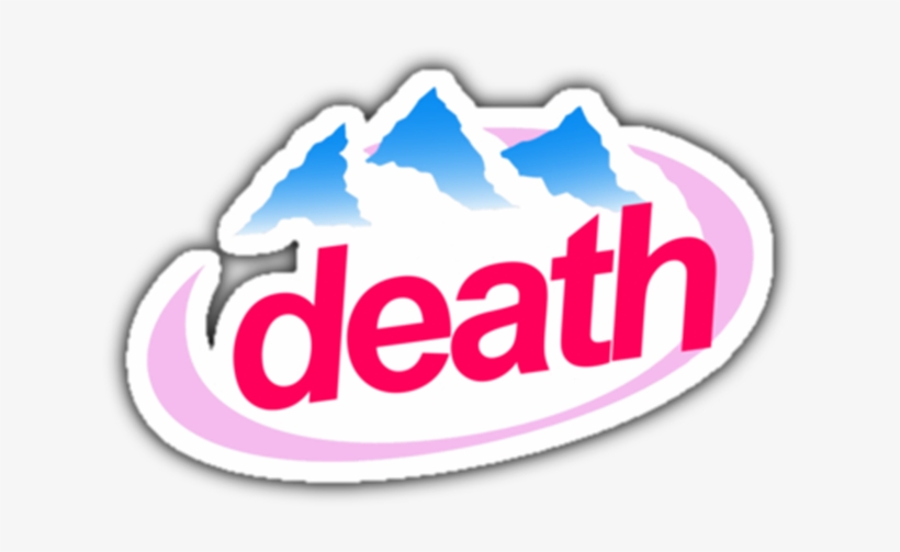 Png Black And White Death Imgur - Evian Water, transparent png download