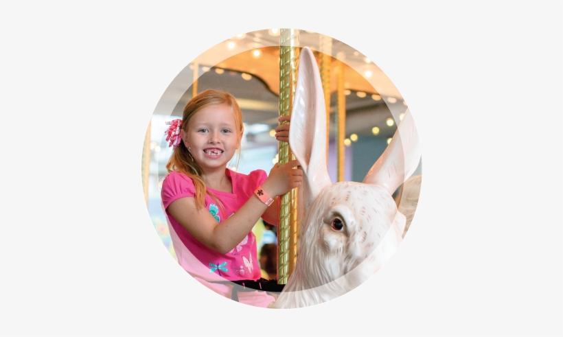Girl On Carousel - Children's Museum Of Richmond, transparent png download
