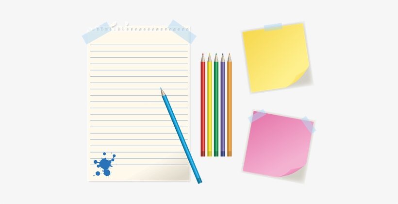 List, Adhesive Note, Blue, Green - Diary, transparent png download