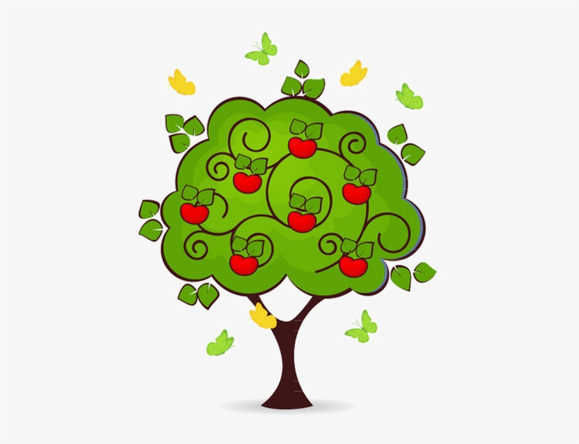 Arbre,tubes,png - Clip Art Trees Cherry, transparent png download