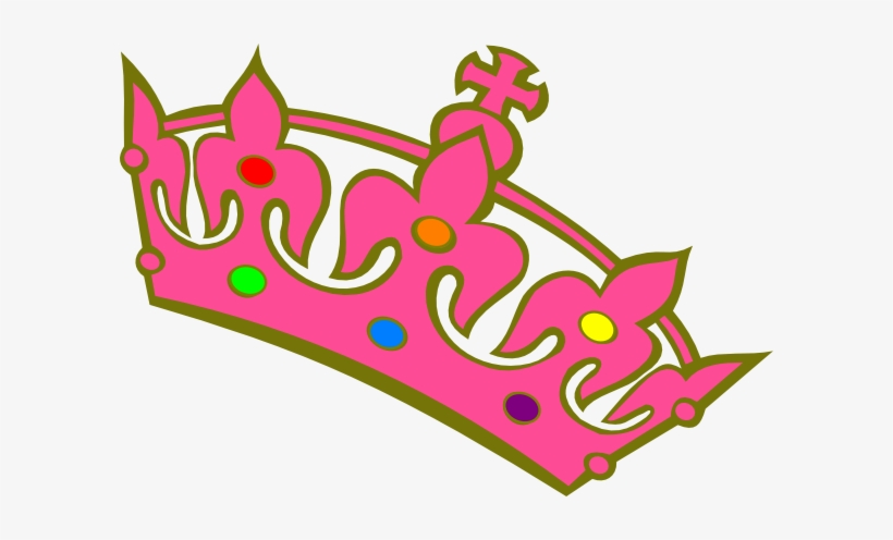 Pink Tiara Pride Clip Art At Clker Com Vector Clip - Tiara Clip Art, transparent png download