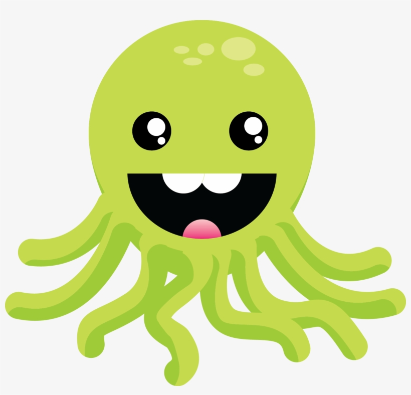 Cute Octopus Png Image - Wish I Was An Octopus, transparent png download