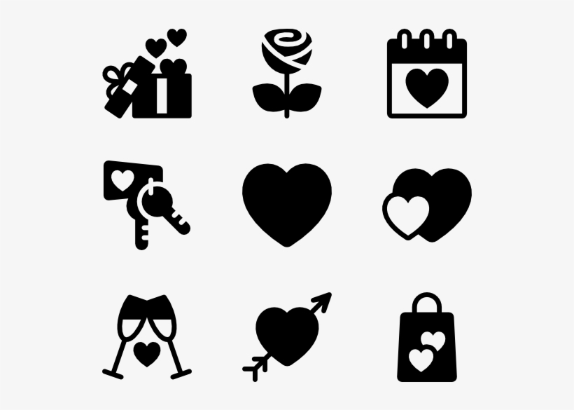 Valentine Day Fill - My Love Icon Transparent, transparent png download