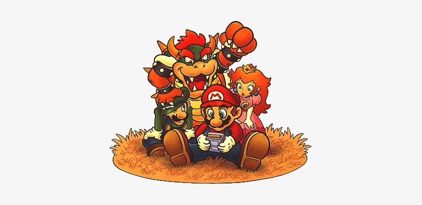 Peach Tumblr - Mario Bowser And Peach, transparent png download