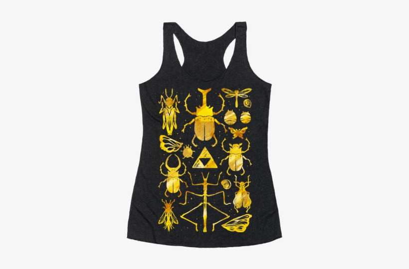 Golden Bug Collector Racerback Tank - Gay Unicorn Shirt, transparent png download