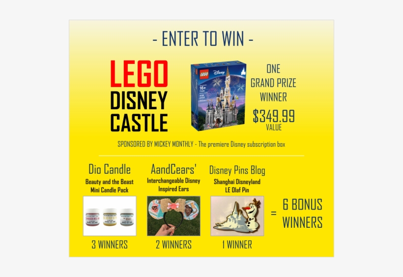 Mickey Monthly Contest - Lego Disney Castle 71040, transparent png download