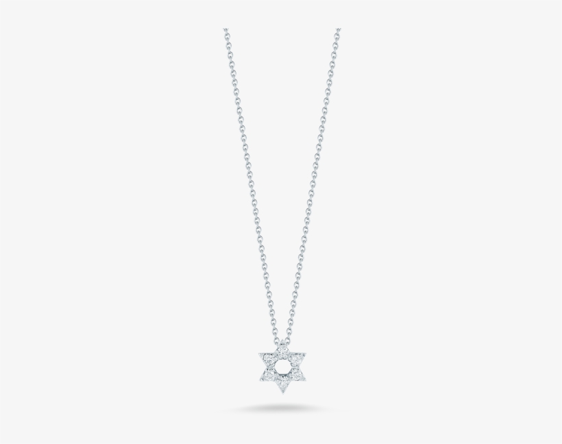 Roberto Coin Star Of David Pendant With Diamonds - Roberto Coin Tiny Treasures Star, transparent png download