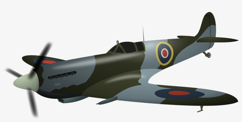 Jet Fighter Clipart Ww2 Plane - World War 2 Planes Png, transparent png download