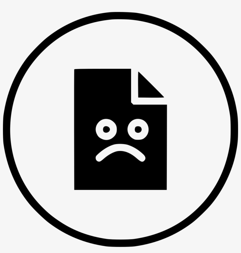File Situation Emoji Emotion Bad Sad Comments - Icon, transparent png download