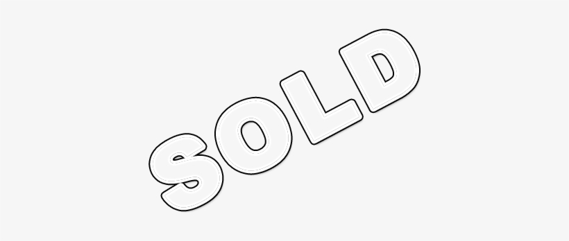 Sold - Line Art, transparent png download