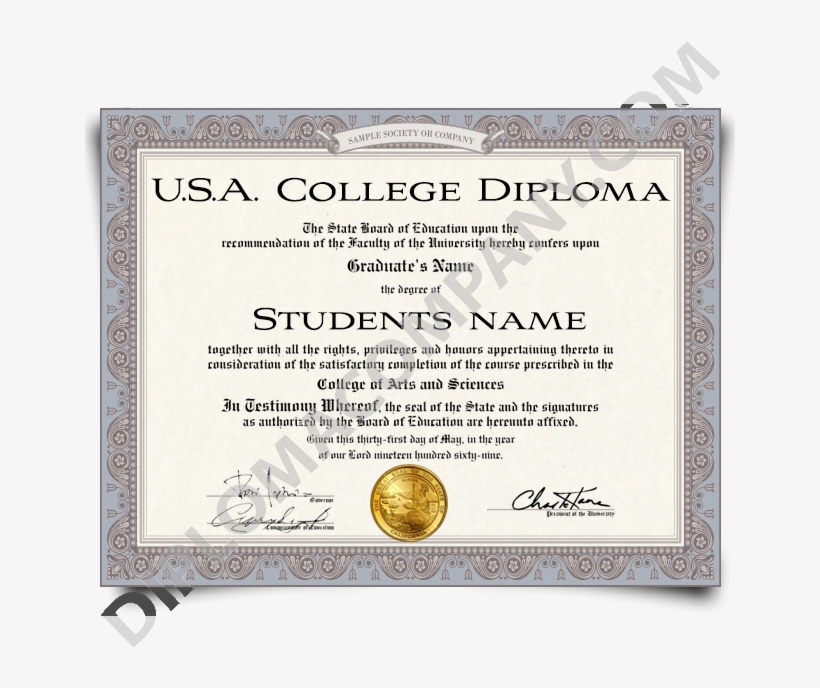 Fake Usa College Degrees And University Diplomas Best - Diploma, transparent png download