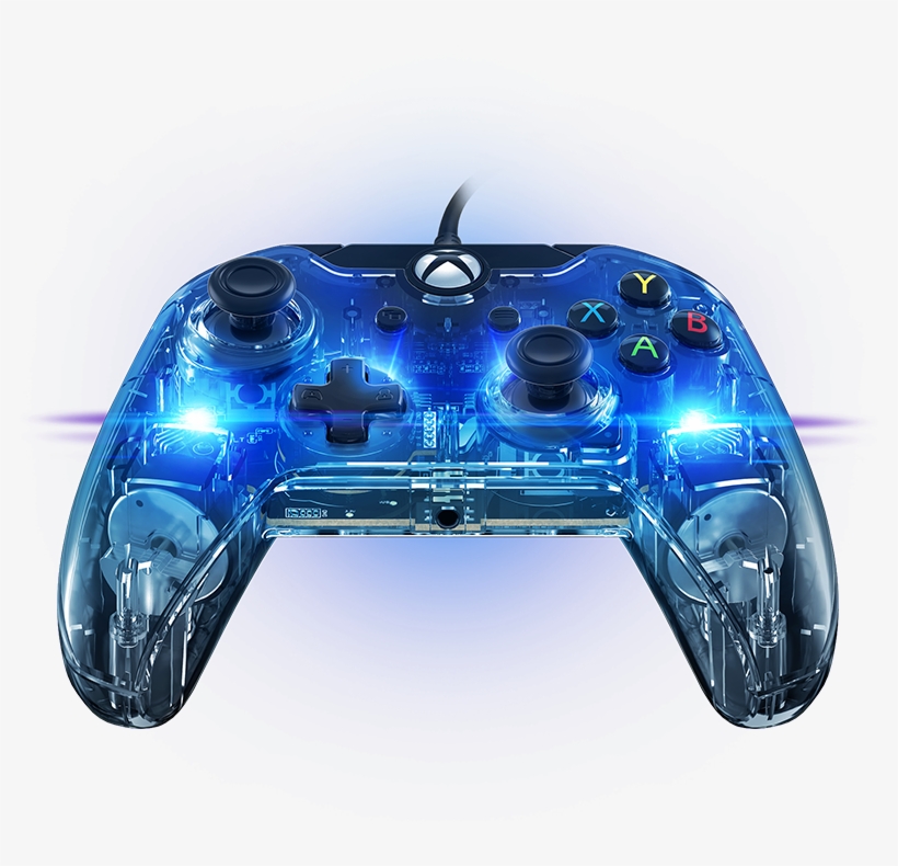 048 121 Na Blue Darkbackground - Xbox One Afterglow Joystick, transparent png download