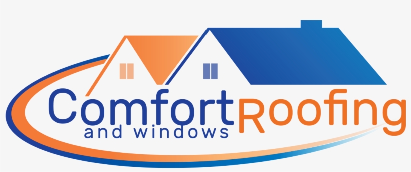 Comfort Roofing And Windows Logo - Graphic Design, transparent png download