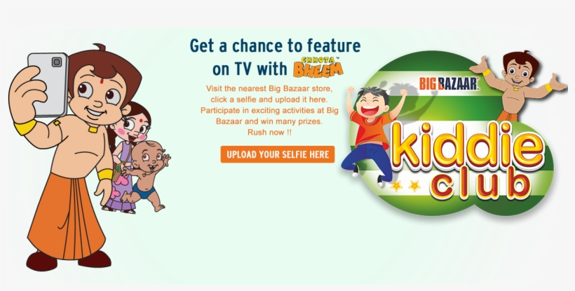 Go To A Any Big Bazaar Store, Click A Selfie With Chotta - Cartoon, transparent png download