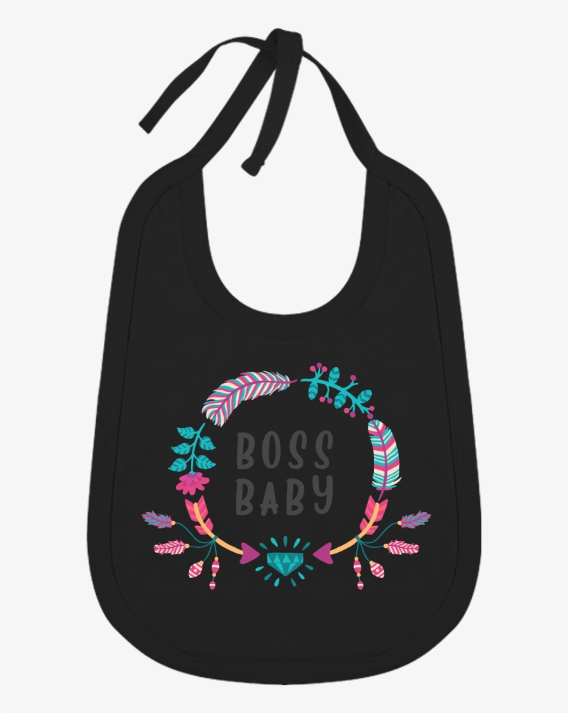 "boss Baby" Cotton Baby Bib - Bib, transparent png download