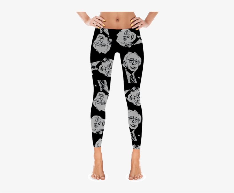Bernie Sanders Leggings Black - Square Boy Clothing Sugars, transparent png download