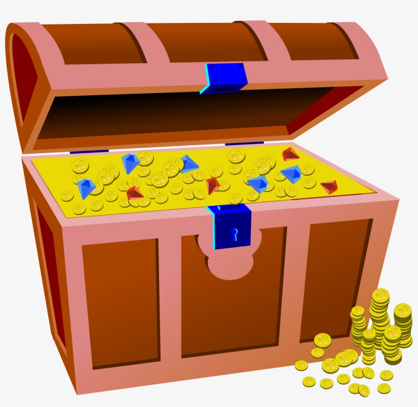 This Free Icons Png Design Of Full Treasure Chest, transparent png download