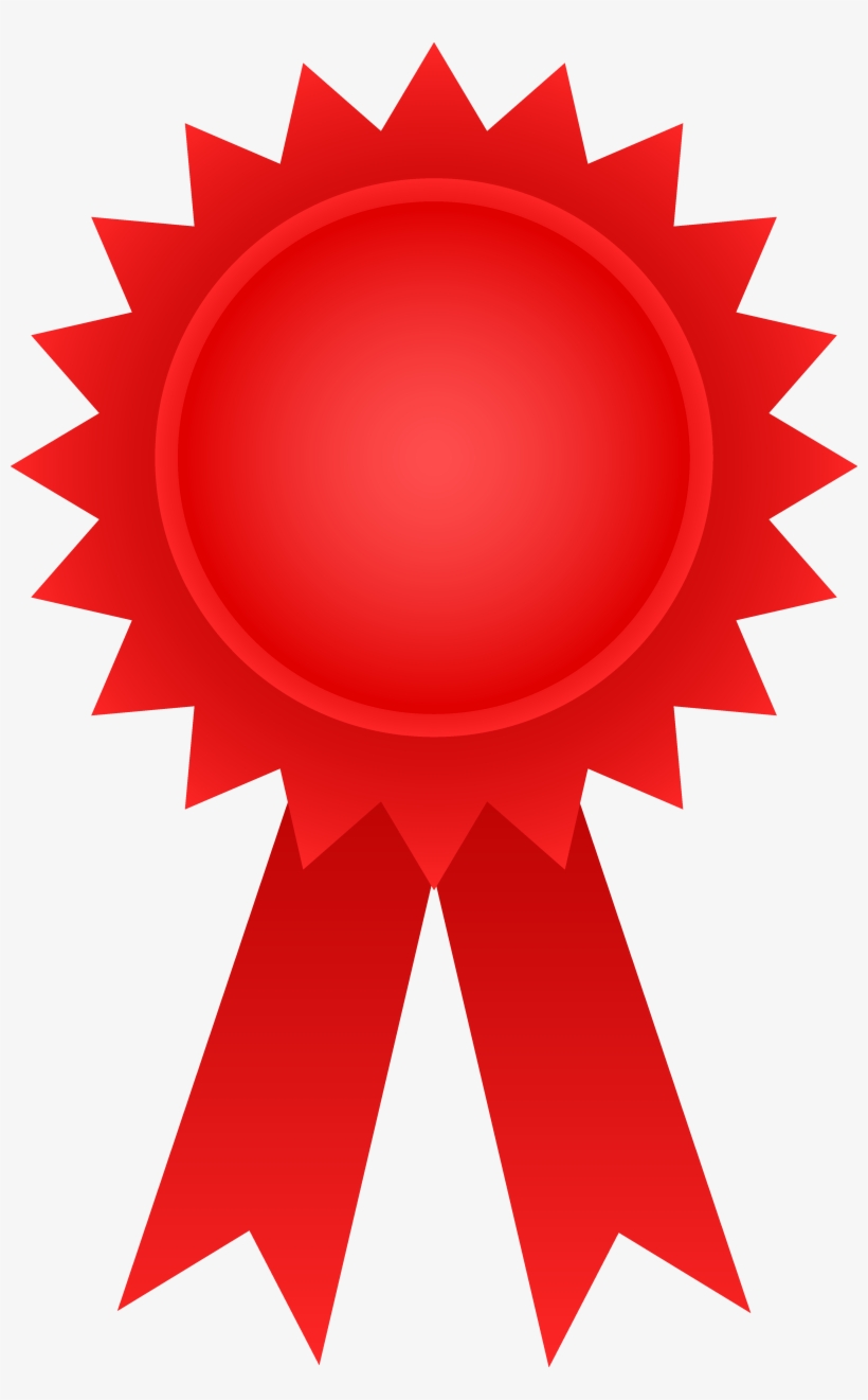 Red Clipart Award - Award Symbol Clip Art, transparent png download