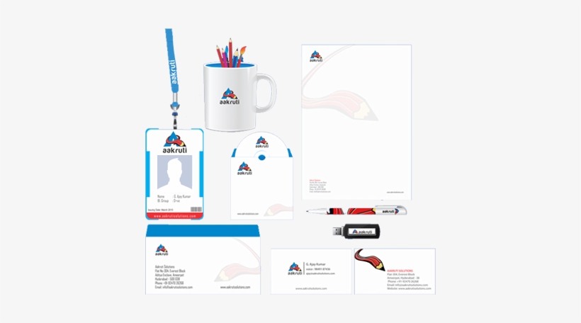 Logo Design Company In Hyderabad, India - Logo Design On Stationary, transparent png download