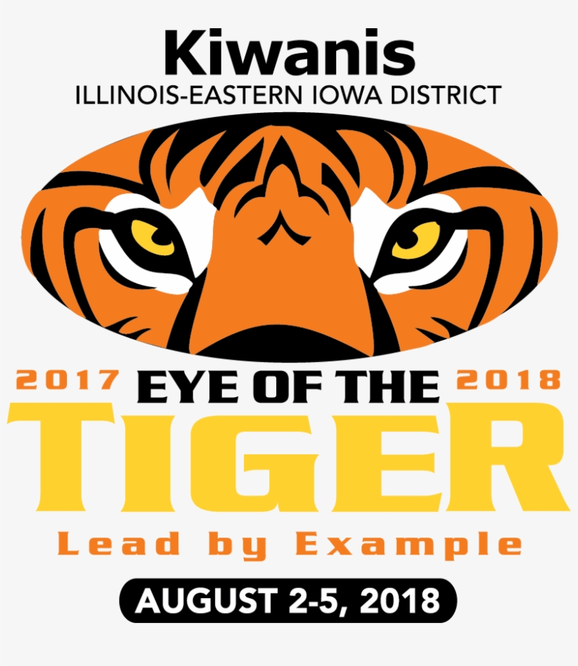 Kiwanis Eye Of The Tiger Logo, transparent png download