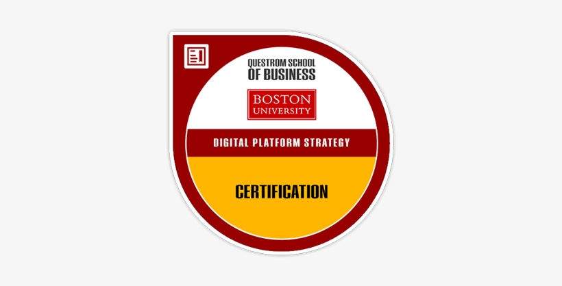 Digital Platform Strategy Certification Boston University, transparent png download