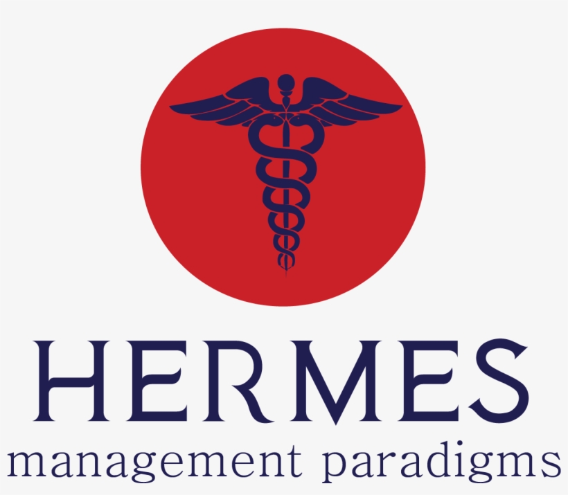 Hermes Management Paradigms Logo - Caduceus Medical Symbol Blue - Doctor Md Rn Emt Sticker, transparent png download