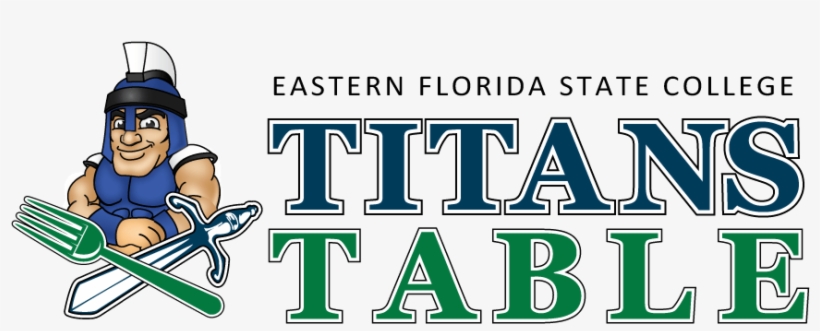 Titans Table Logo - Titans Eastern Florida State, transparent png download