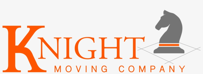 Knight Logo Orange Text Grey Horse - Amber, transparent png download