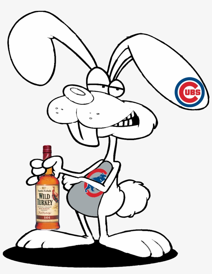 Baseball Clipart Bunny - Wild Turkey Bourbon 80@, transparent png download