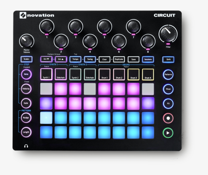 A Beat - Novation Circuit Size, transparent png download